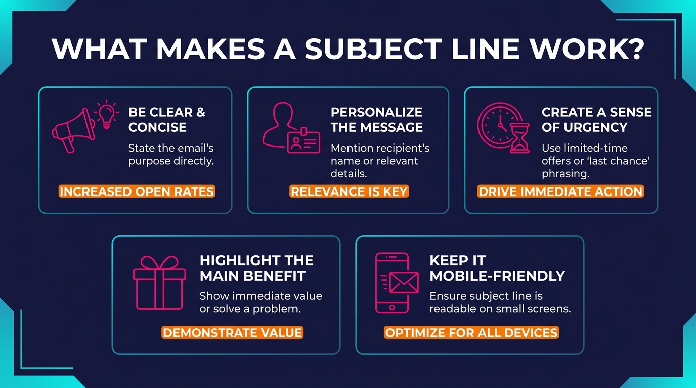Infographic showing psychological principles behind high-performing cold email subject lines
