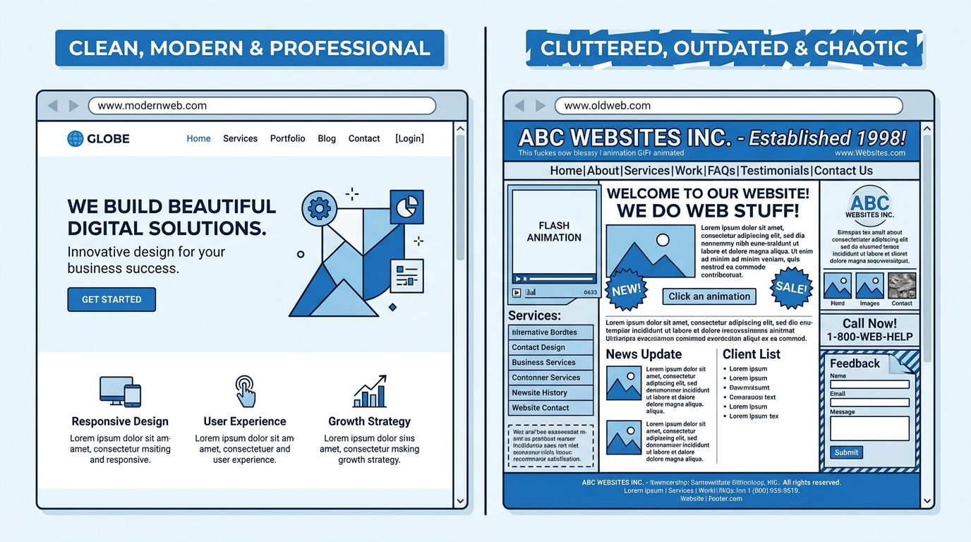 website first impression psychology 